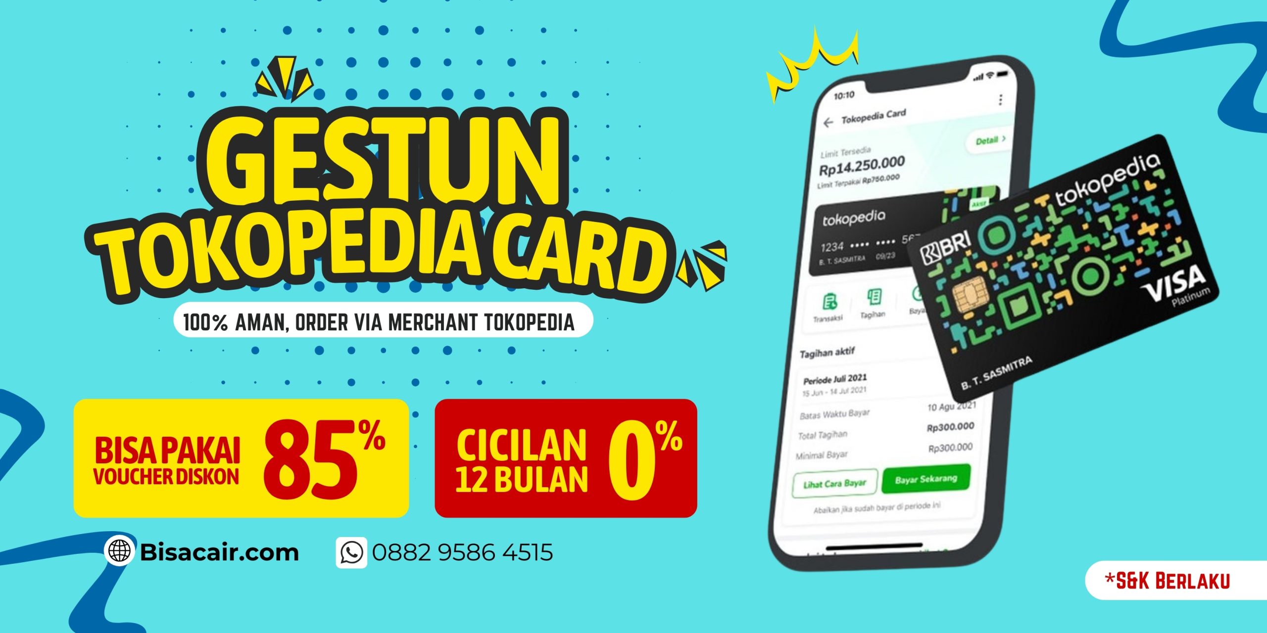 Gestun tokopedia card